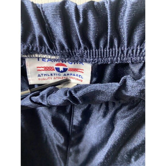 Teamwork Boys Size Large Blue Pull off Insulated Track Pants Pull up Navy Blue - Picture 3 of 6